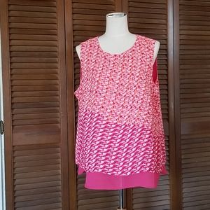 Short sleeve top layered look